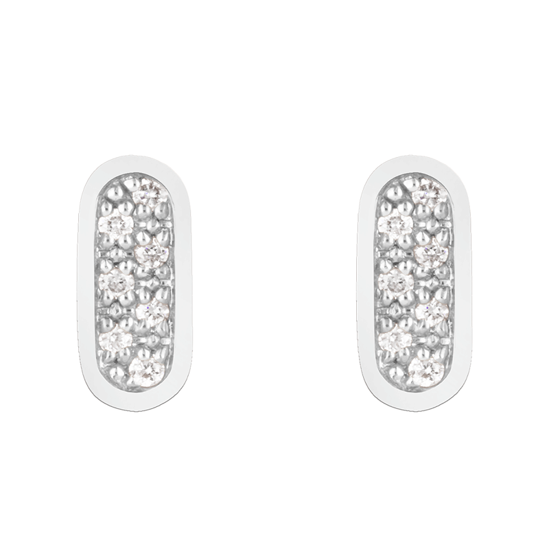 Boucles d'oreilles So Shocking Primavera en or blanc et diamants