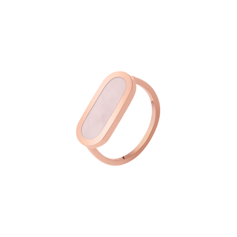 Bague So Shocking Primavera en or rose et opale rose