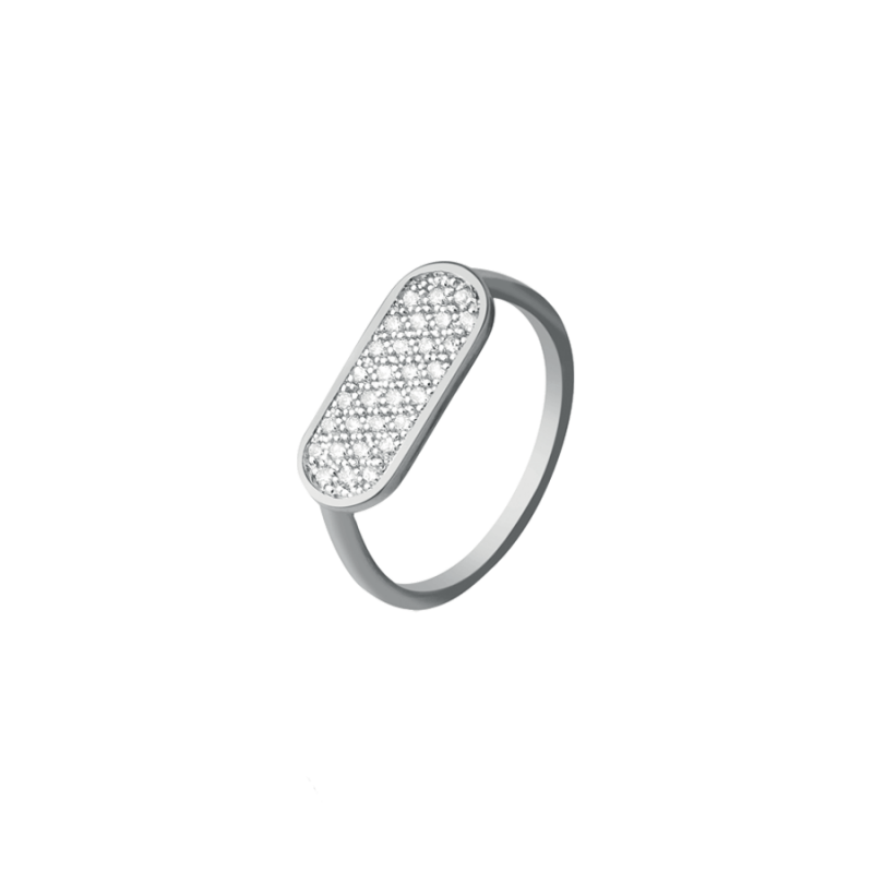 Bague Première Fois en or blanc et diamants